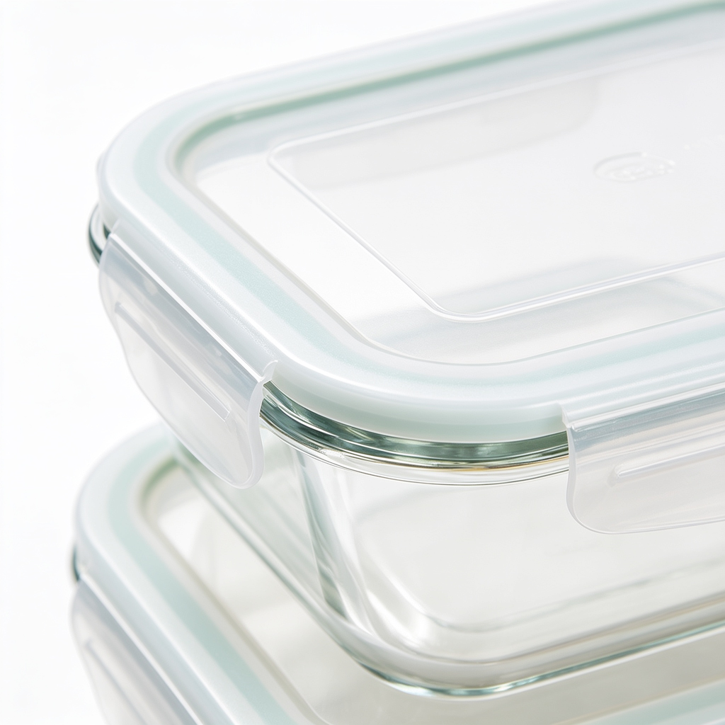 armortechs KICHLY 24-Piece Glass Food Container, 12 Glass Storage Boxes, 12 Transparent Lids, Dishwasher, Freezer and Microwave, BPA-Free